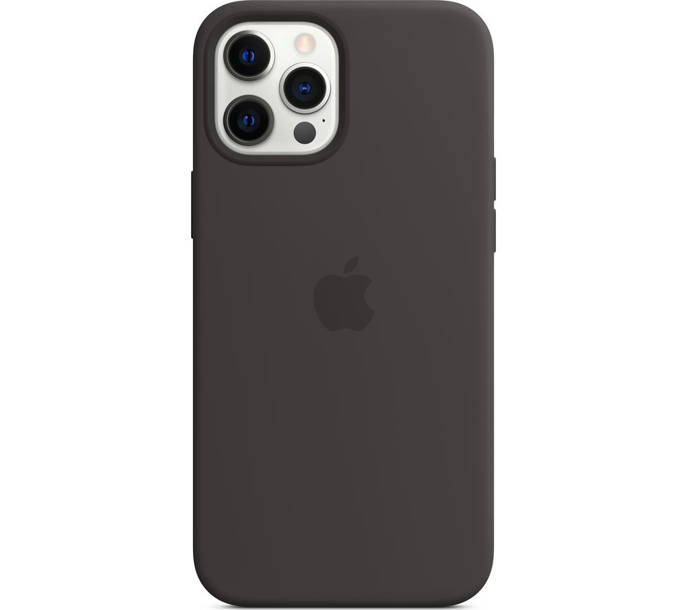Apple iPhone 12 Pro Max Silicone Case with MagSafe - Black 0