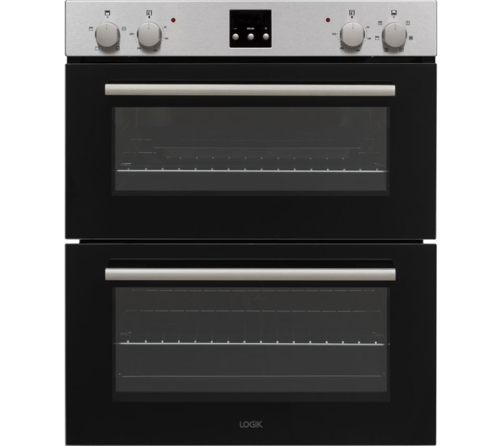 LOGIK LBUDOX21 Built-under Double Electric Oven - Inox