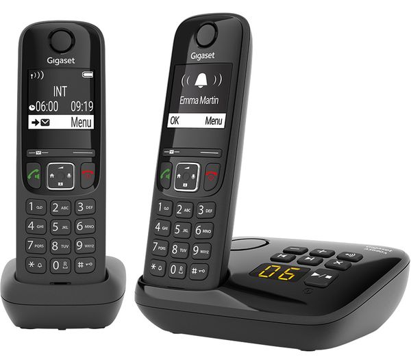 L36852H2836L101 GIGASET AS690A Cordless Phone Twin Handsets