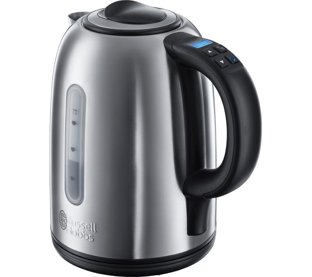 Buy RUSSELL HOBBS Digital Quiet Boil 21040 Jug Kettle Silver Free