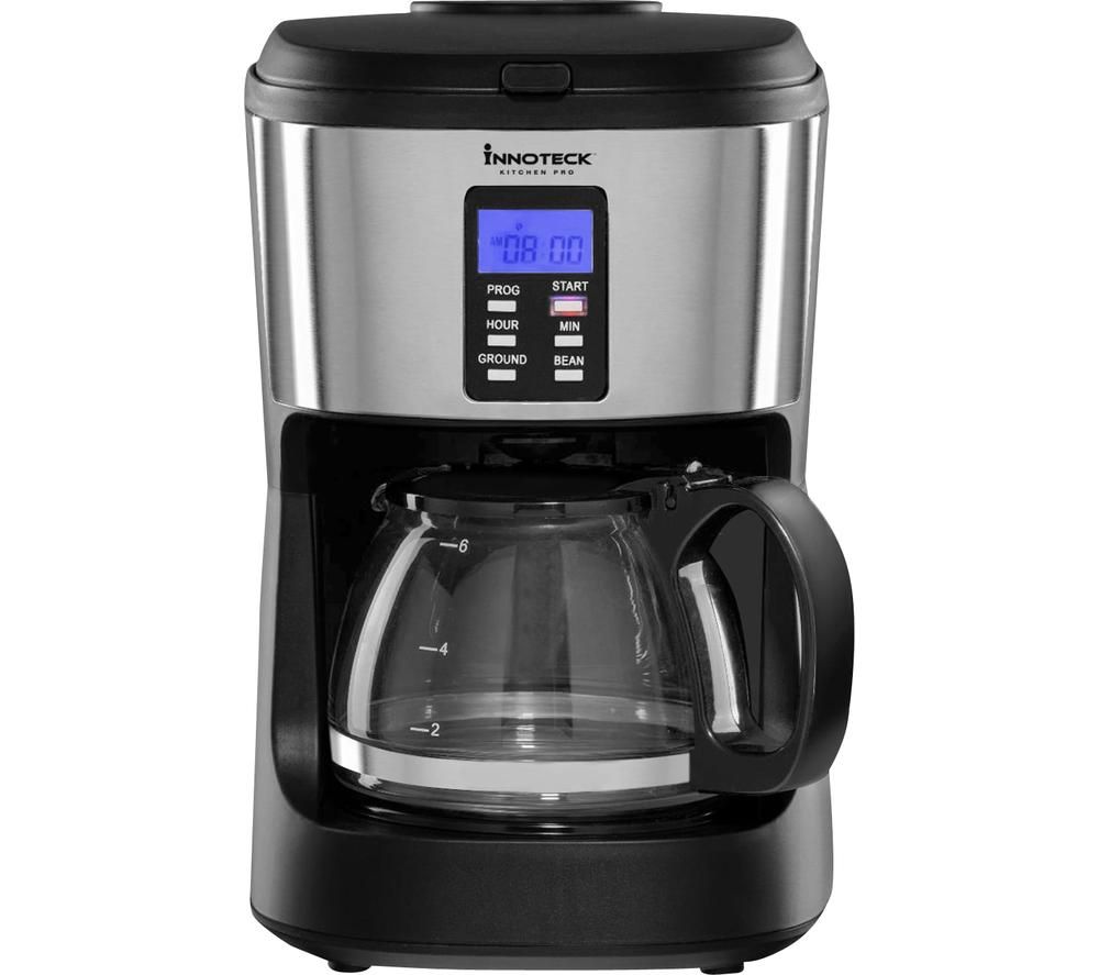 INNOTECK Kitchen Pro 2-in-1 DS-5936 Filter Coffee Machine - Black & Silver
