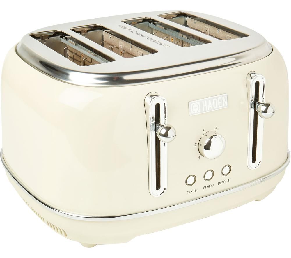 Highclere 197252 4-Slice Toaster - Cream