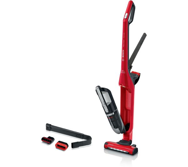 Image of BOSCH Flexxo Serie 4 ProAnimal 2 in 1 BBH3ZOOGB Cordless Vacuum Cleaner - Red