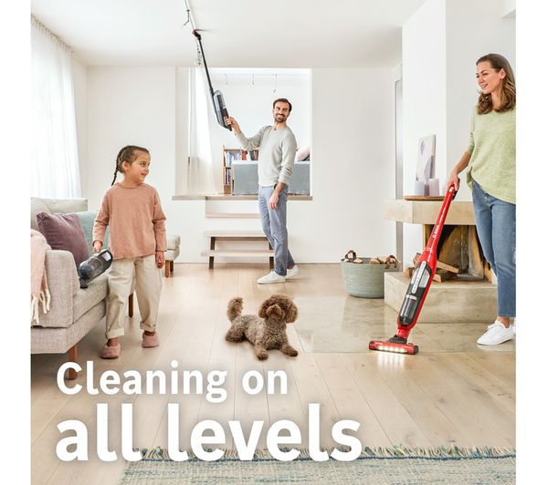 BBH3ZOOGB BOSCH Flexxo Serie 4 ProAnimal 2 in 1 BBH3ZOOGB Cordless Vacuum Cleaner Red