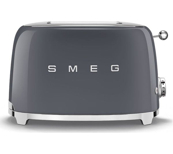 TSF01GRUK SMEG TSF01GRUK 2 Slice Toaster Slate Grey Currys