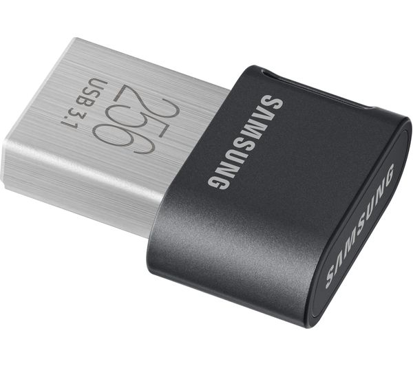 Image of SAMSUNG FIT Plus USB 3.1 Memory Stick - 256 GB, Silver