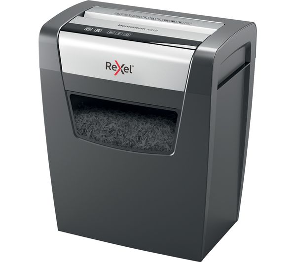 Rexel Momentum X312 Cross Cut Paper Shredder