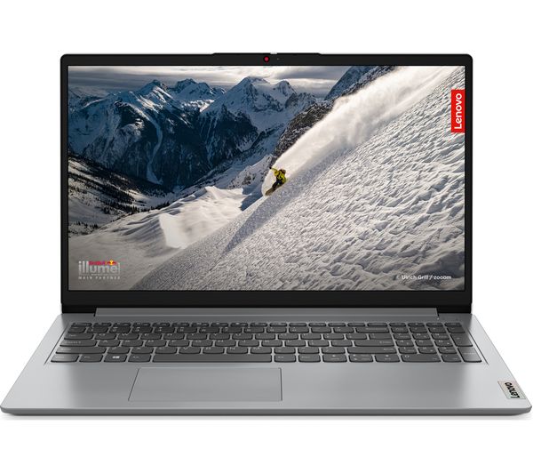 Lenovo IdeaPad 1 15.6" Refurbished Laptop - AMD 3020e, 128 GB SSD, Grey (Very Good Condition)