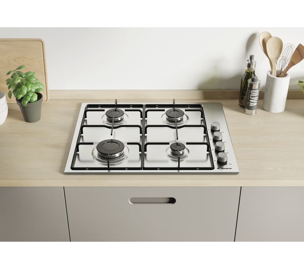 CHW6LX 60 cm Gas Hob - Silver