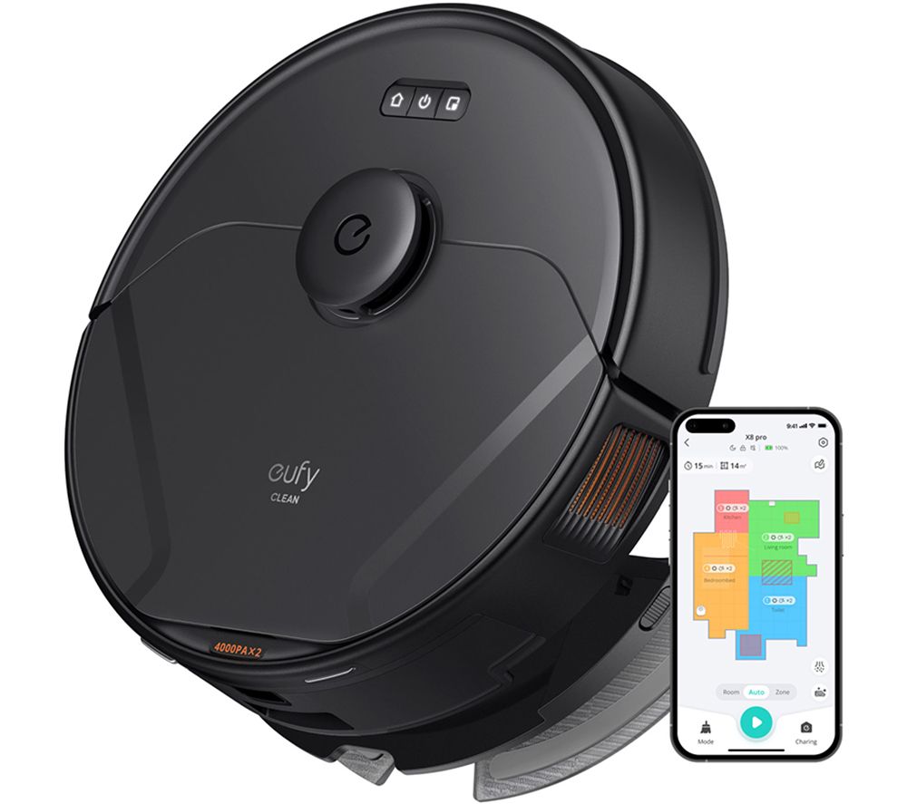 Clean X8 Pro T2266V11 Robot Vacuum Cleaner - Black