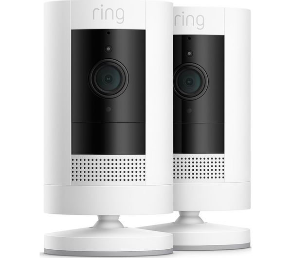 Ring Stick Up Cam Battery 3rd Gen Twin Pack White