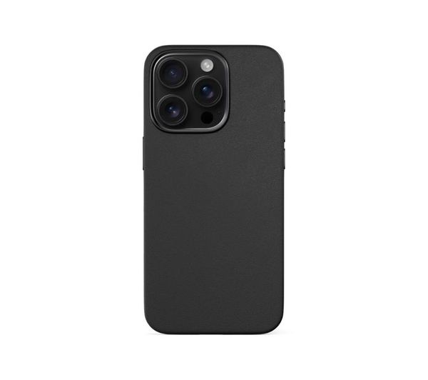 EPICO Mag+ Magnetic iPhone 16 Pro Max Genuine Leather Case - Black