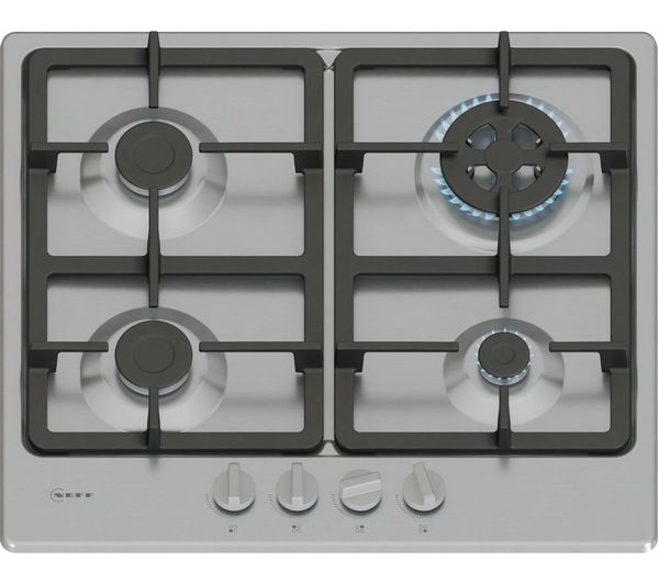 NEFF N50 T26GKH8N0 60 cm Gas Hob - Stainless Steel