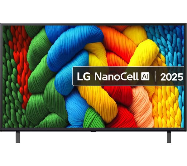 LG NANO80 43" NanoCell AI 4K HDR Smart TV 2025 - 43NANO80A6B