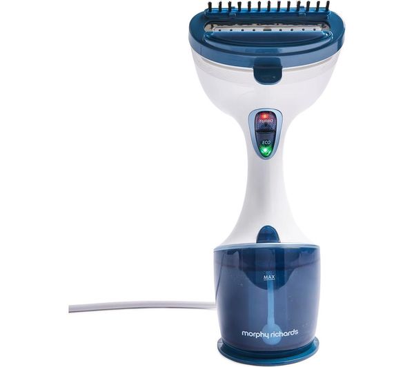 MORPHY RICHARDS 361000 Express Handheld Clothes Steamer - White & Blue
