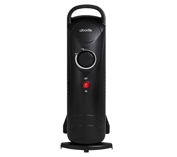 An image of ABODE AOFR5001B Portable Oil-Filled Radiator - Black