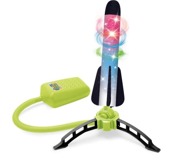 An image of GOJI GROCKET26 Light Up Rocket Set - Green & Black