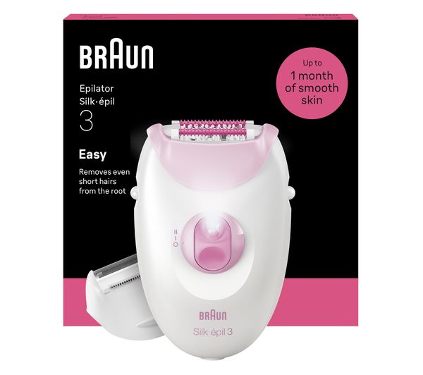 An image of BRAUN Silk-épil Series 3 3-031 Epilator - Pink