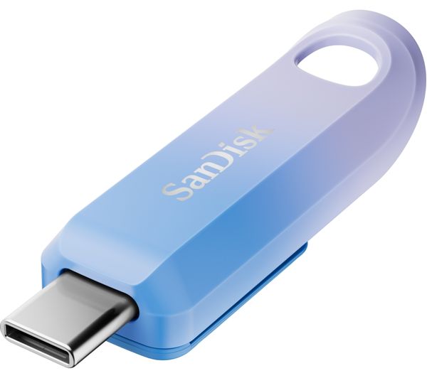 An image of SANDISK Creator USB Type-C Memory Stick - 512 GB, Lilac Blue Ombre
