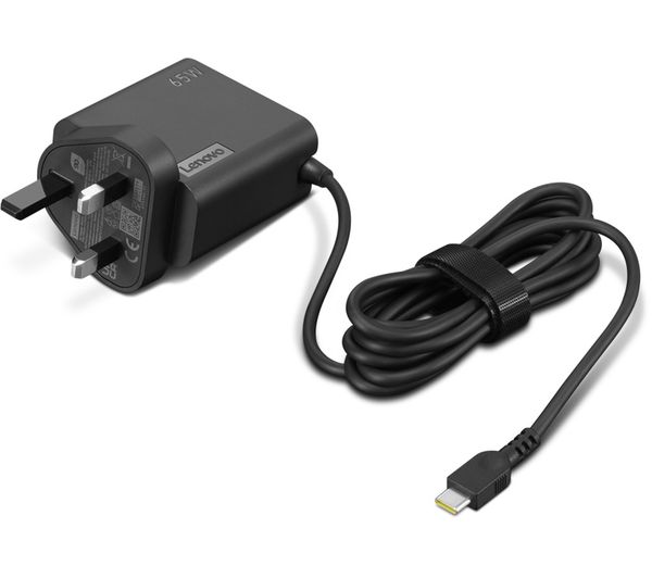An image of LENOVO Universal 65 W USB-C Wall Laptop Charger - 1.7 m