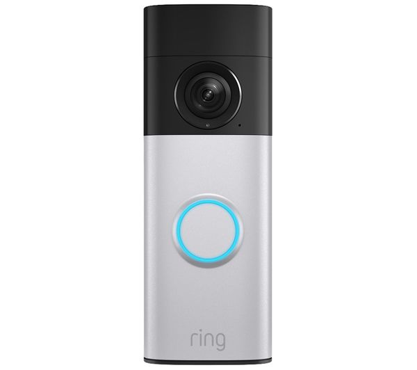 RING Battery Video Doorbell Plus (2nd Gen) - Nickel Silver