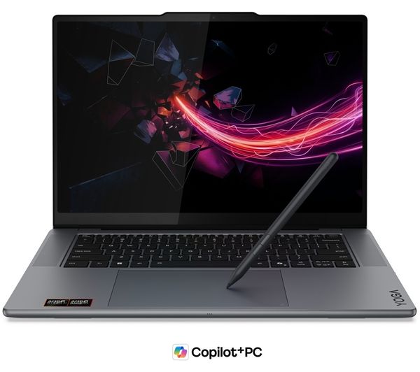An image of LENOVO Yoga Pro 7a 15.3" Laptop, Copilot+ PC - AMD Ryzen AI Max+ 388, 1 TB SSD, Thunder Grey