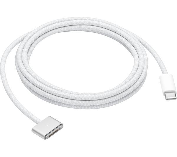 An image of APPLE USB Type-C to MagSafe 3 Cable - 2 m, Silver
