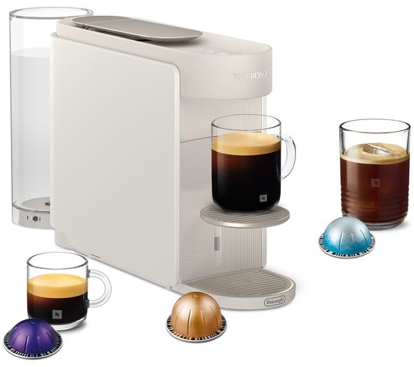 An image of NESPRESSO by De'Longhi Vertuo Up ENV200.W Smart Coffee Machine - Pearl White