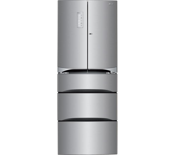 LG Slim American Style Fridge Freezer GM6140PZQV - Stainless Steel, Stainless Steel