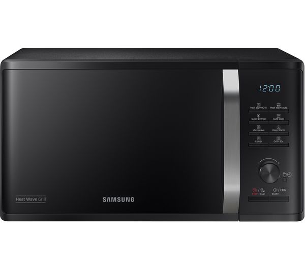 Image of SAMSUNG MG23K3575AK/EU Heat Wave Microwave with Grill - Black