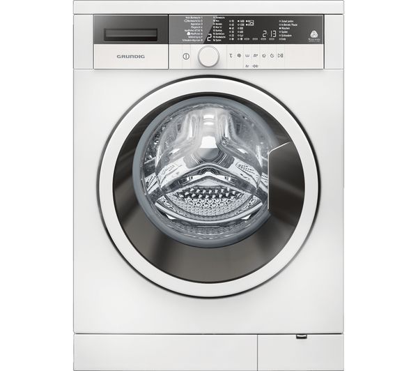 GRUNDIG GWN38430W 8 kg 1400 Spin Washing Machine - White, White