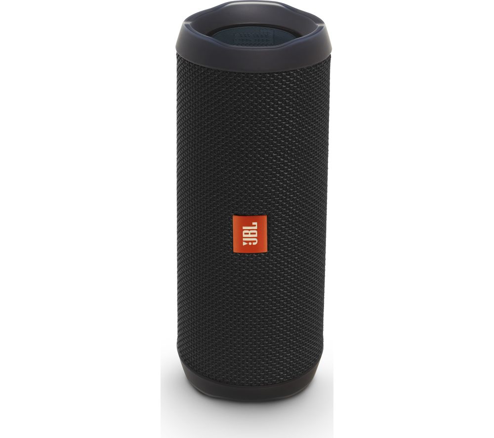 JBL Flip 4 Portable Bluetooth Wireless Speaker – Black, Black