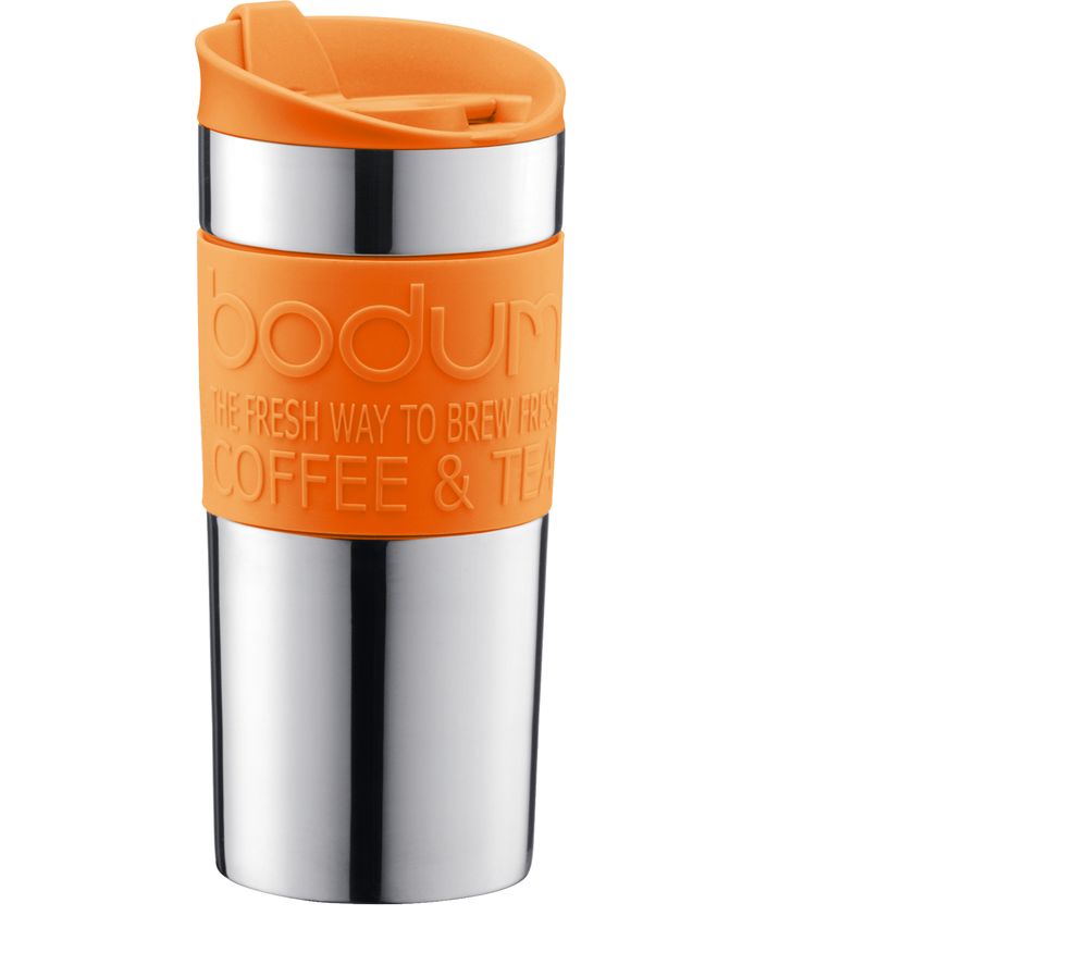 Bodum 11068 948b Y17 Travel Mug Orange Free Delivery Currys Bodum 11068 948b Y17 Travel Mug Orange