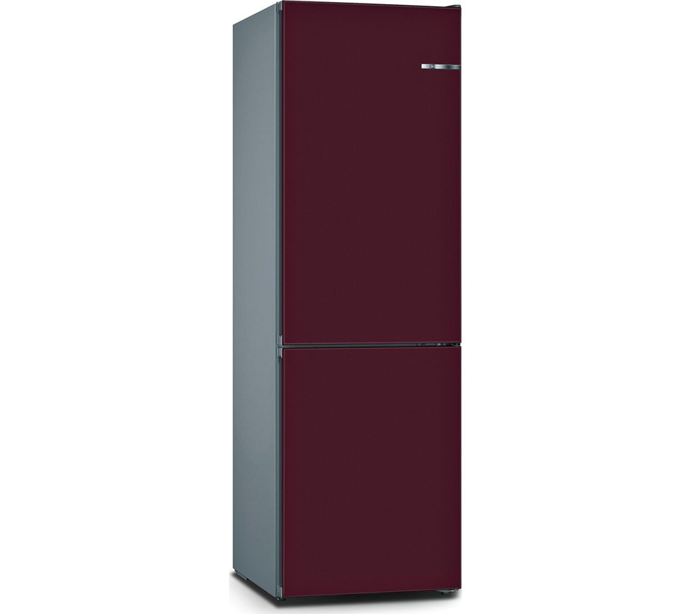 BOSCH Serie 4 Vario Style KGN39IJ3AG 60/40 Fridge Freezer - Plum, Plum