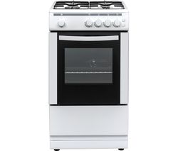 ESSENTIALS CFSGWH18 50 cm Gas Cooker - White