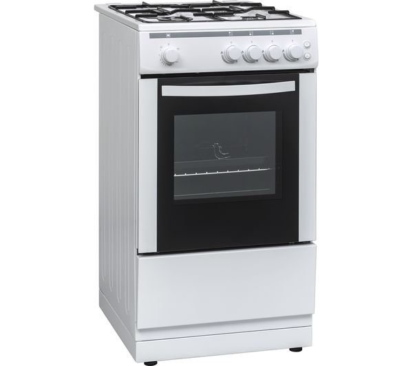 Buy ESSENTIALS CFSGWH18 50 cm Gas Cooker - White | Free Delivery ...