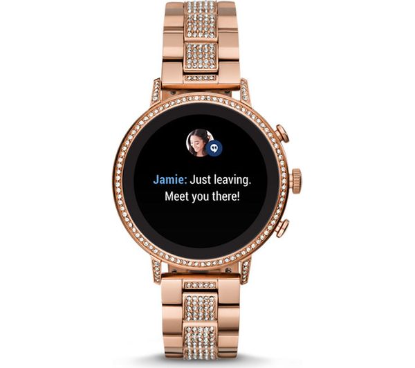 fossil smartwatch rose gold review