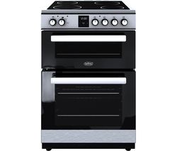 BELLING FSE608DPc 60 cm Electric Ceramic Cooker - Stainless Steel & Black