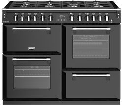 STOVES Richmond S1100DF 110 cm Dual Fuel Range Cooker - Black