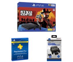 SONY PlayStation 4 500 GB, Red Dead Redemption 2, Docking Station & PlayStation Plus Bundle
