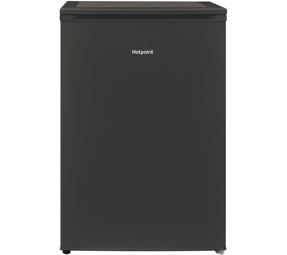 HOTPOINT H55RM 1110 K UK Undercounter Fridge - Black, Black