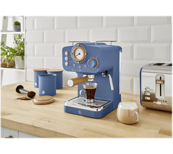 Buy SWAN Nordic Pump Espresso SK22110BLUN Coffee Machine Blue Free