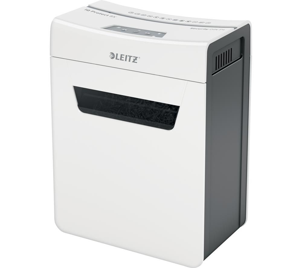 LEITZ IQ Protect 8X Cross Cut Paper Shredder