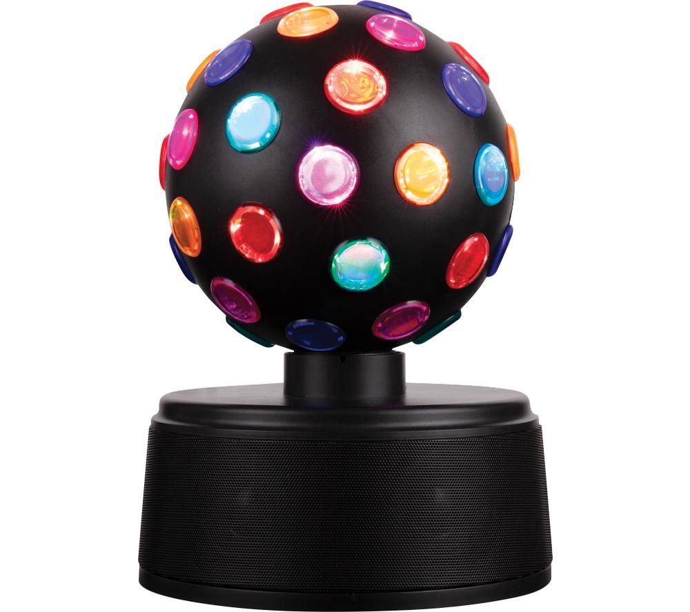 ITEK I58058 LED Disco Ball Portable Bluetooth Speaker - Black