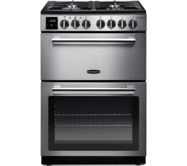 An image of RANGEMASTER Professional Plus PROPL60DFFSS/C 60 cm Dual Fuel Cooker - Stainless Steel & Chrome
