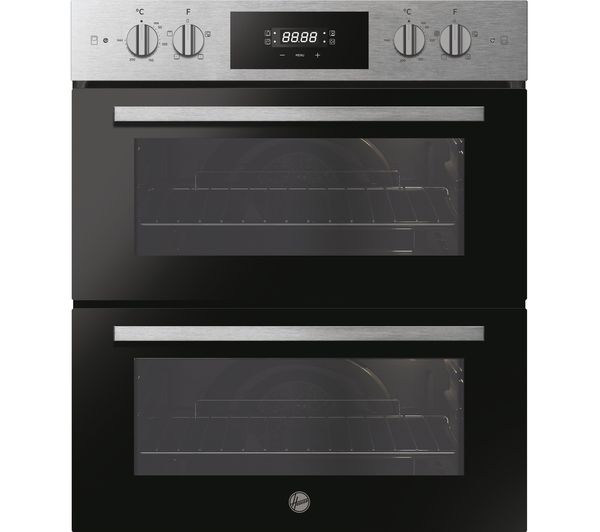 Hoover Ho7dc3b308in Electric Built Under Double Oven Stainless Steel Black