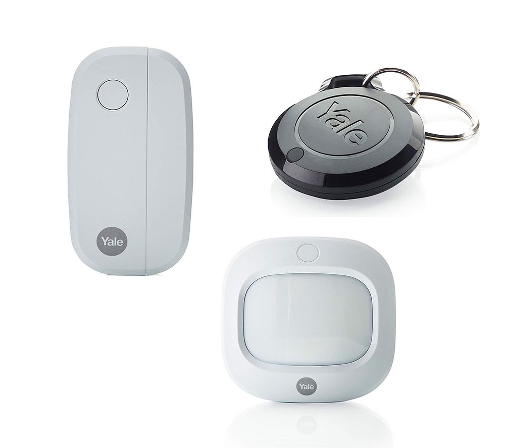AC-PIR Motion Detector, Alarm Key Fob & Door / Window Contact Bundle