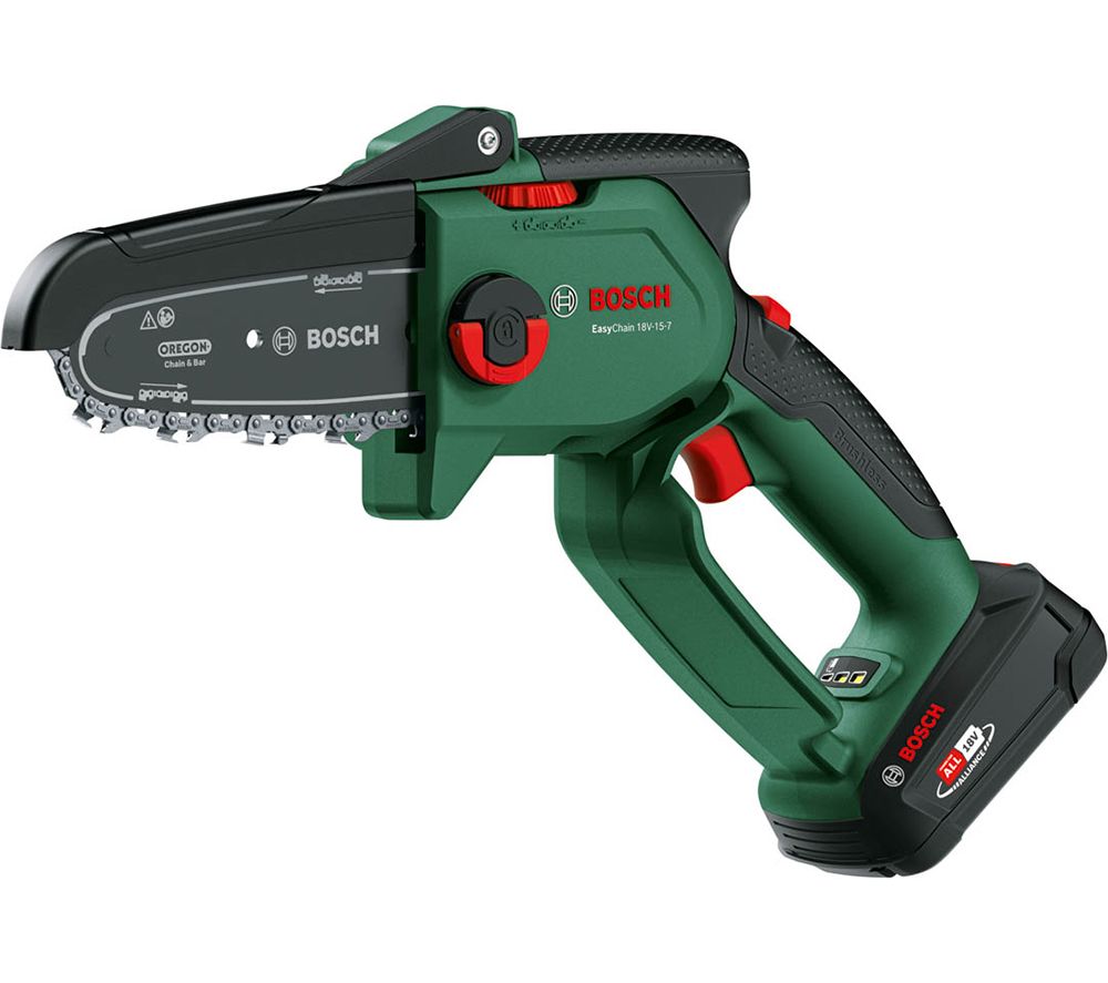 EasyChain 18V-15-7 Cordless Pruner Chainsaw with 1 battery