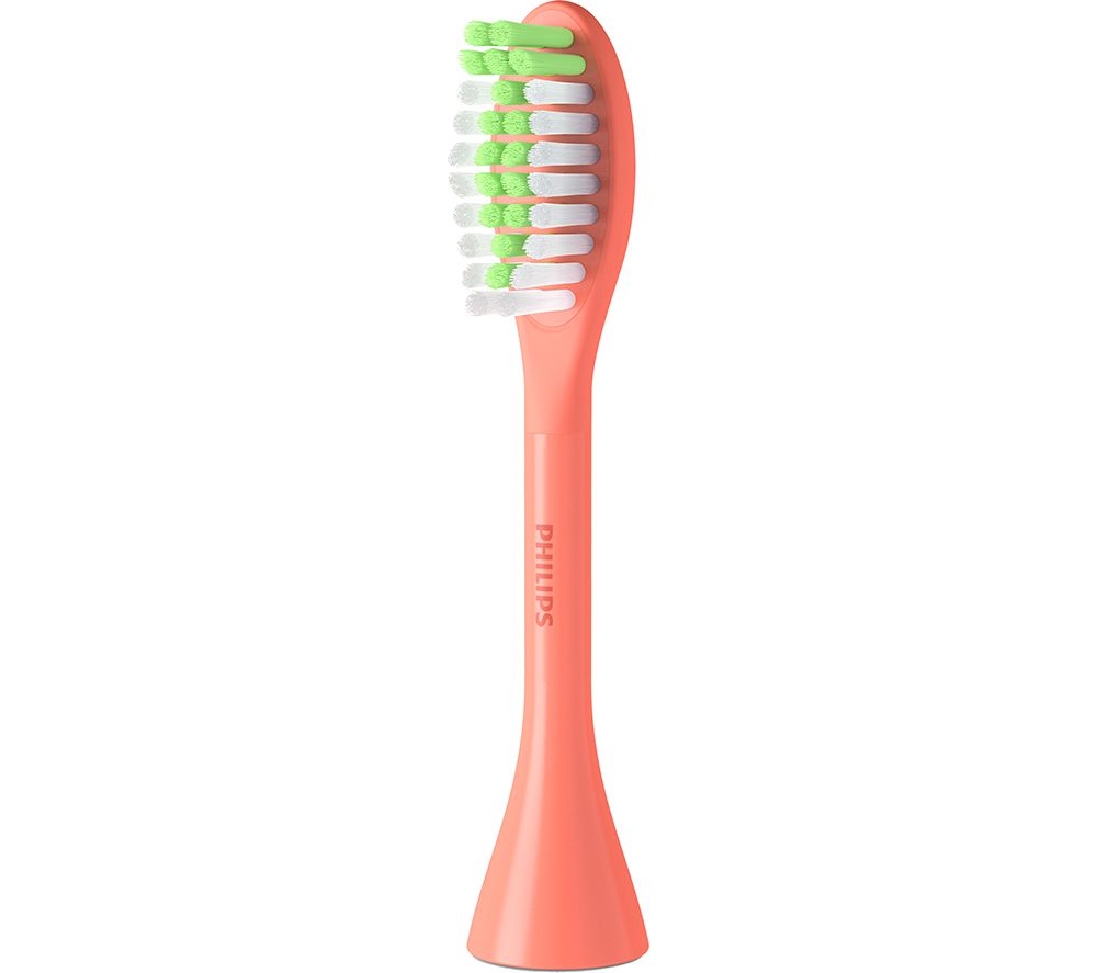 One BH1022/01 Electric Toothbrush Head - Pack of 2, Coral