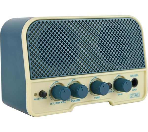 3rd Avenue Mini 5 W Portable Guitar Amplifier Space Blue Cream